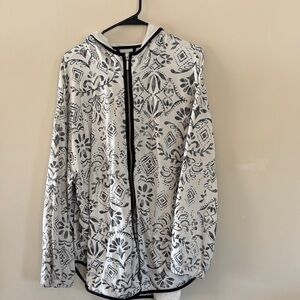 Livi Active Black and White Bomber Jacket